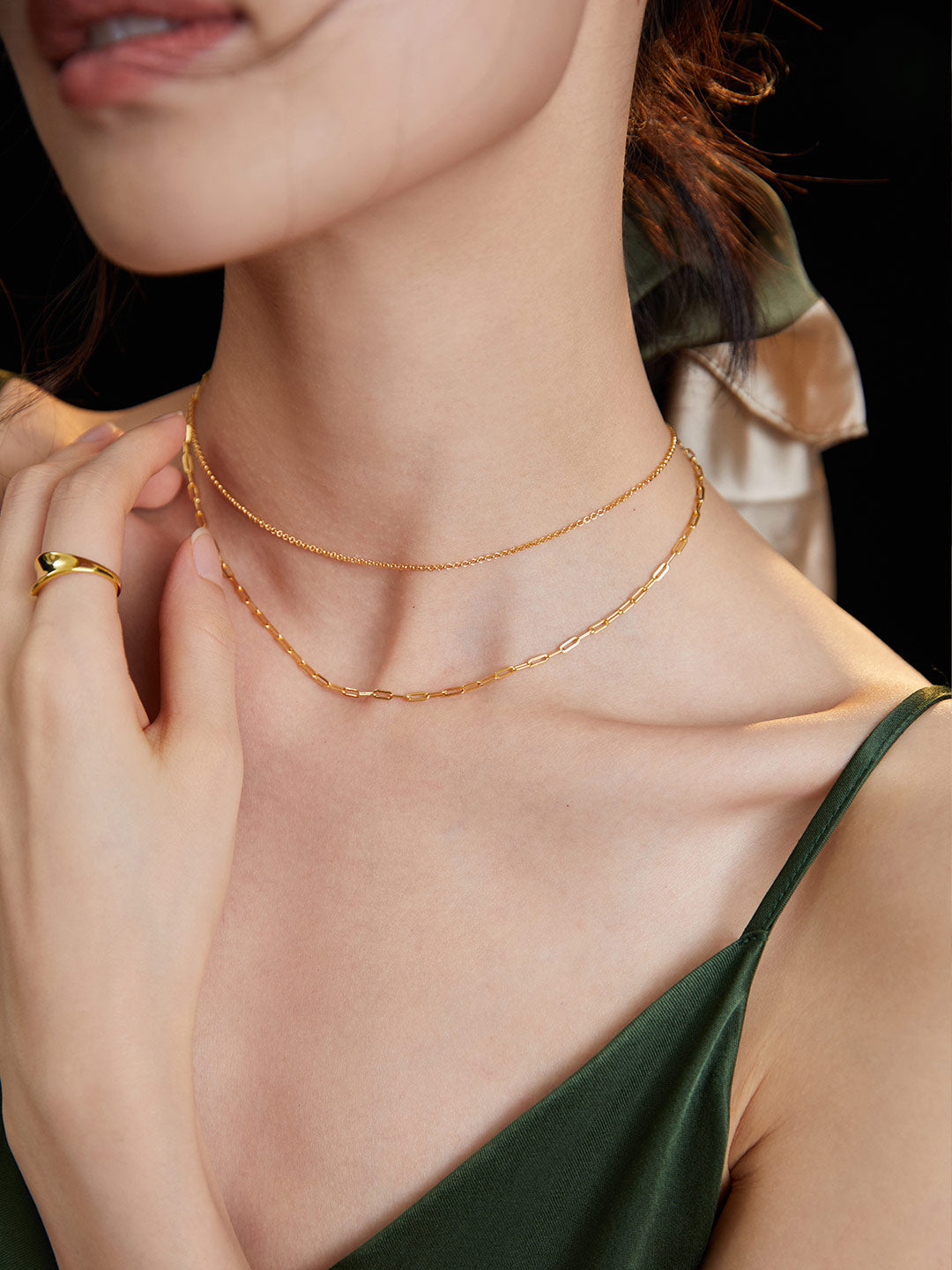 „Étoile“ – Französische Layering-Halskette