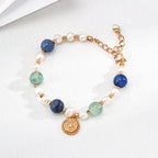 „NAUTILA“ –  Armband mit Perlen & Natursteinen