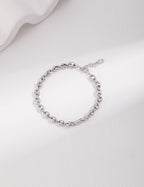 “MILO“ – Klassisches Armband mit verflochtenen ovalen Gliedern