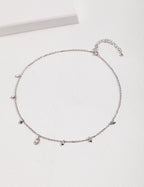 „Mondglanz“ – Design-Kette mit Mond- & Sternanhängern