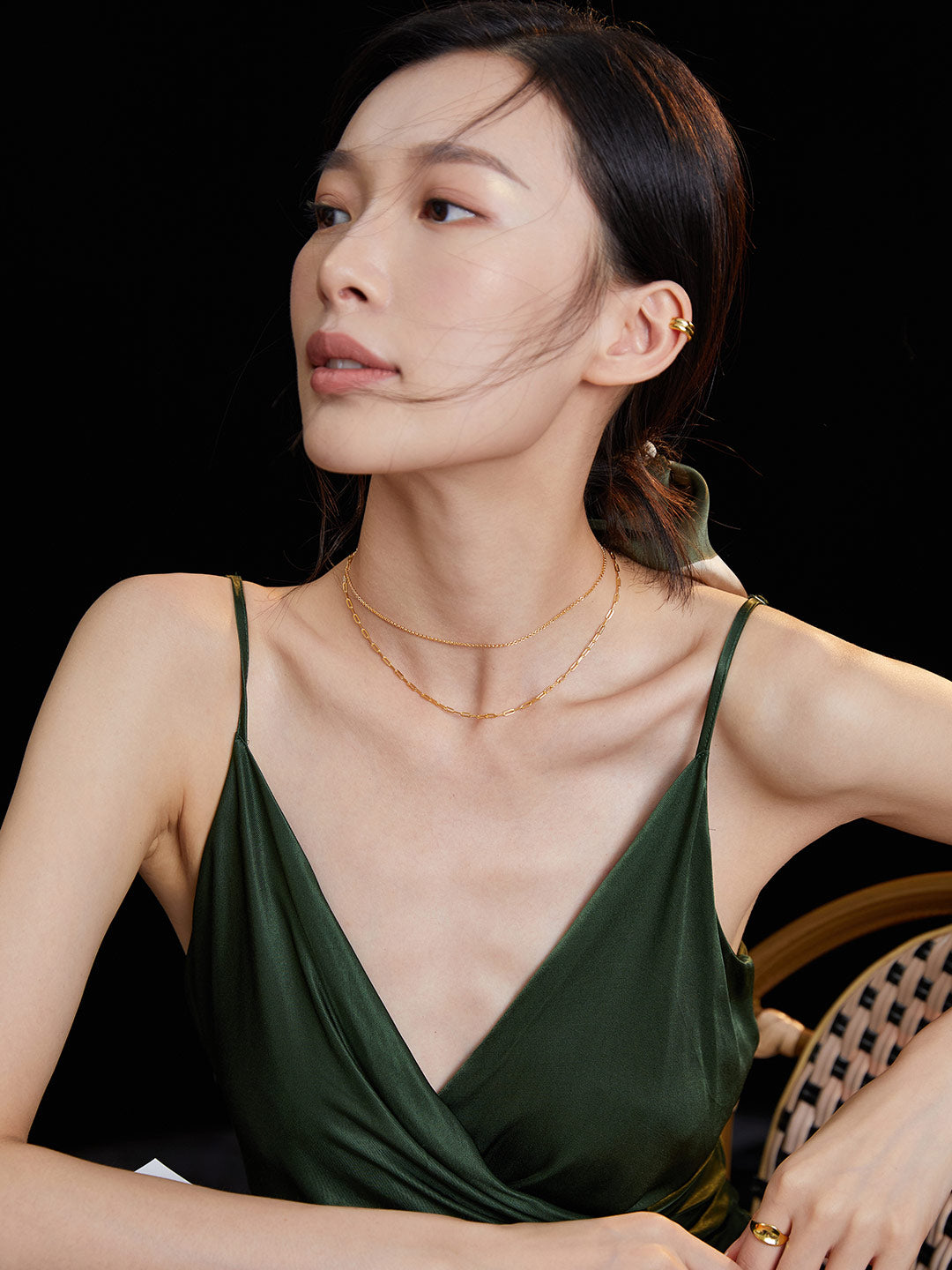 „Étoile“ – Französische Layering-Halskette