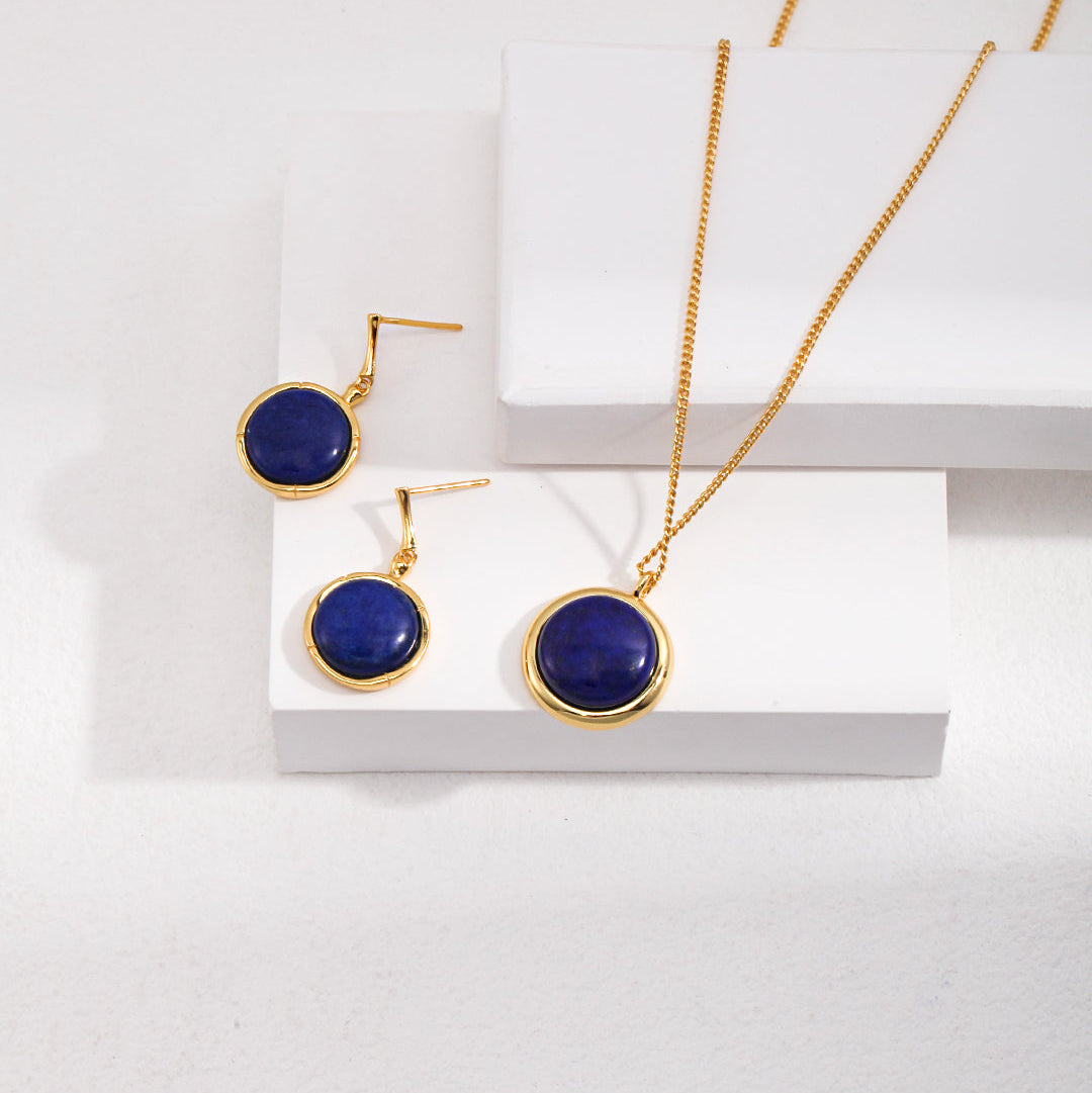 „Celeste“ Geschenkset – Ohrringe & Halskette