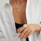 „Luna Curve“ – Verstellbarer Ring mit fließender Kurve