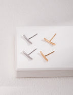 Minimalistische Damen Ohrstecker „MIRELLA“ aus 925er Silber, 18K vergoldet oder versilbert