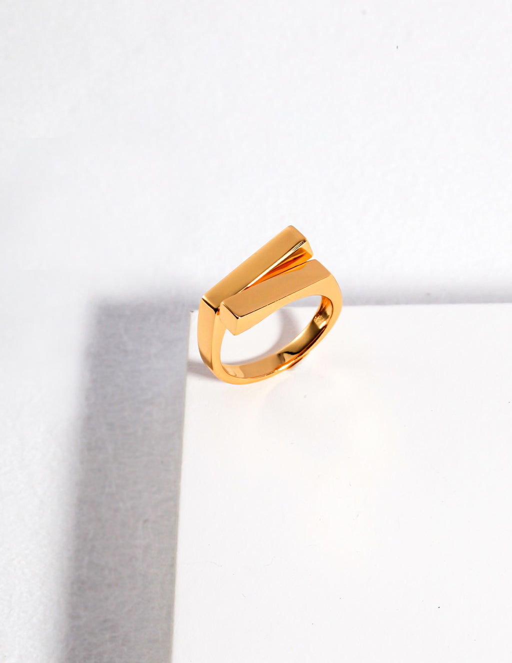 Damenring – 18K vergoldet, verstellbar und elegant