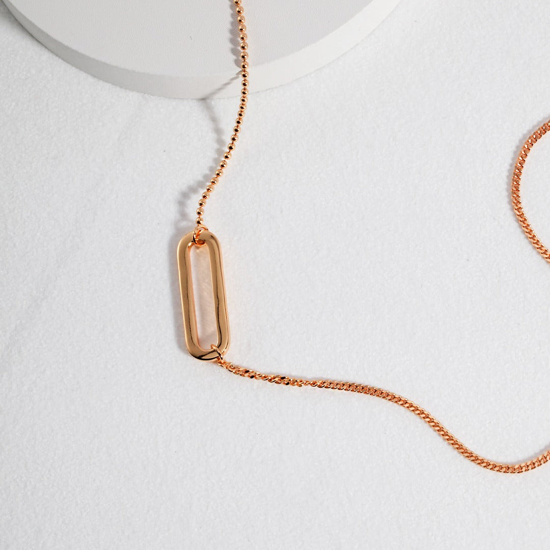 „Ellipse“ – Geometrische Designer-Halskette