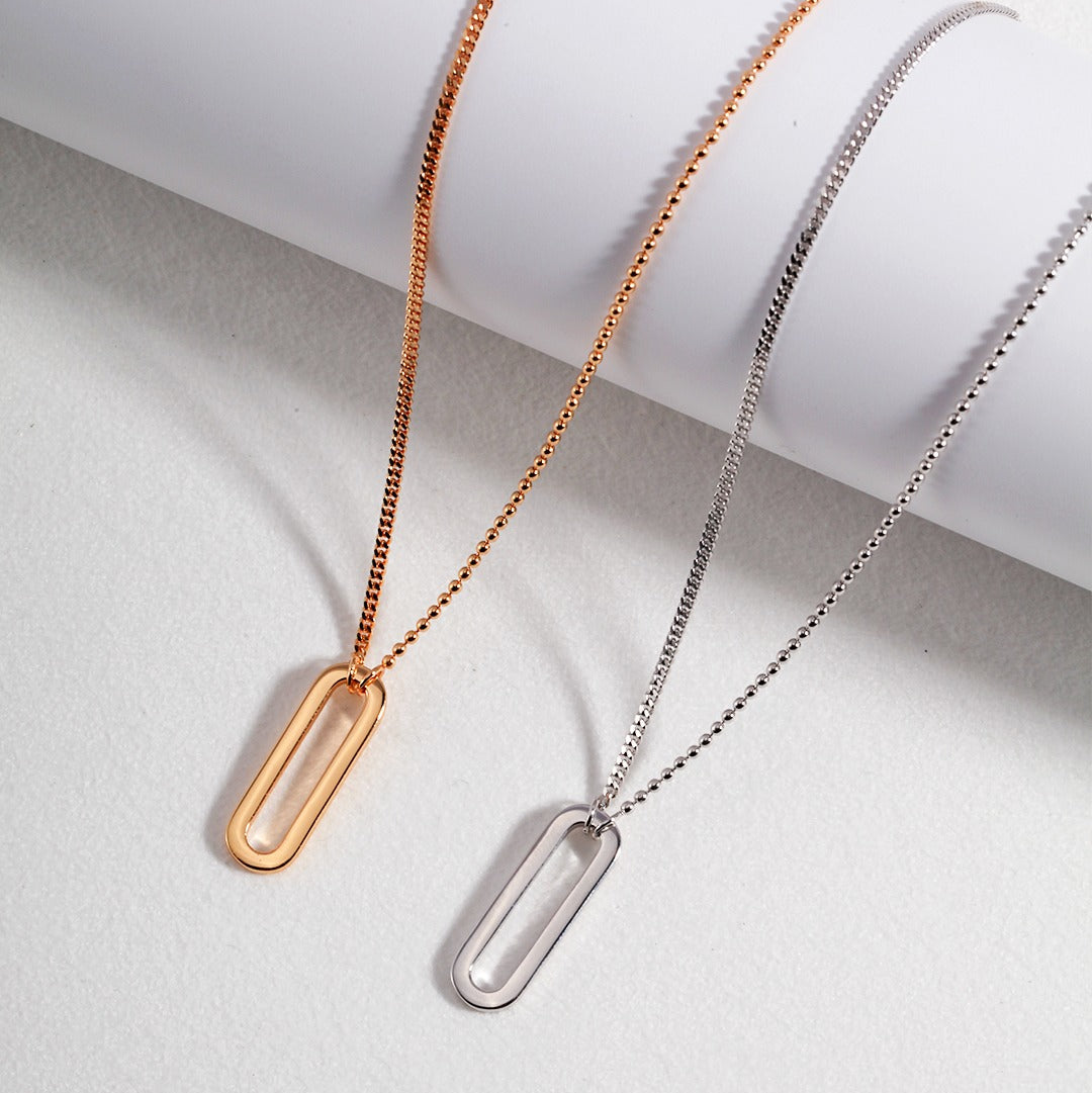 „Ellipse“ – Geometrische Designer-Halskette