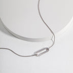 „Ellipse“ – Geometrische Designer-Halskette