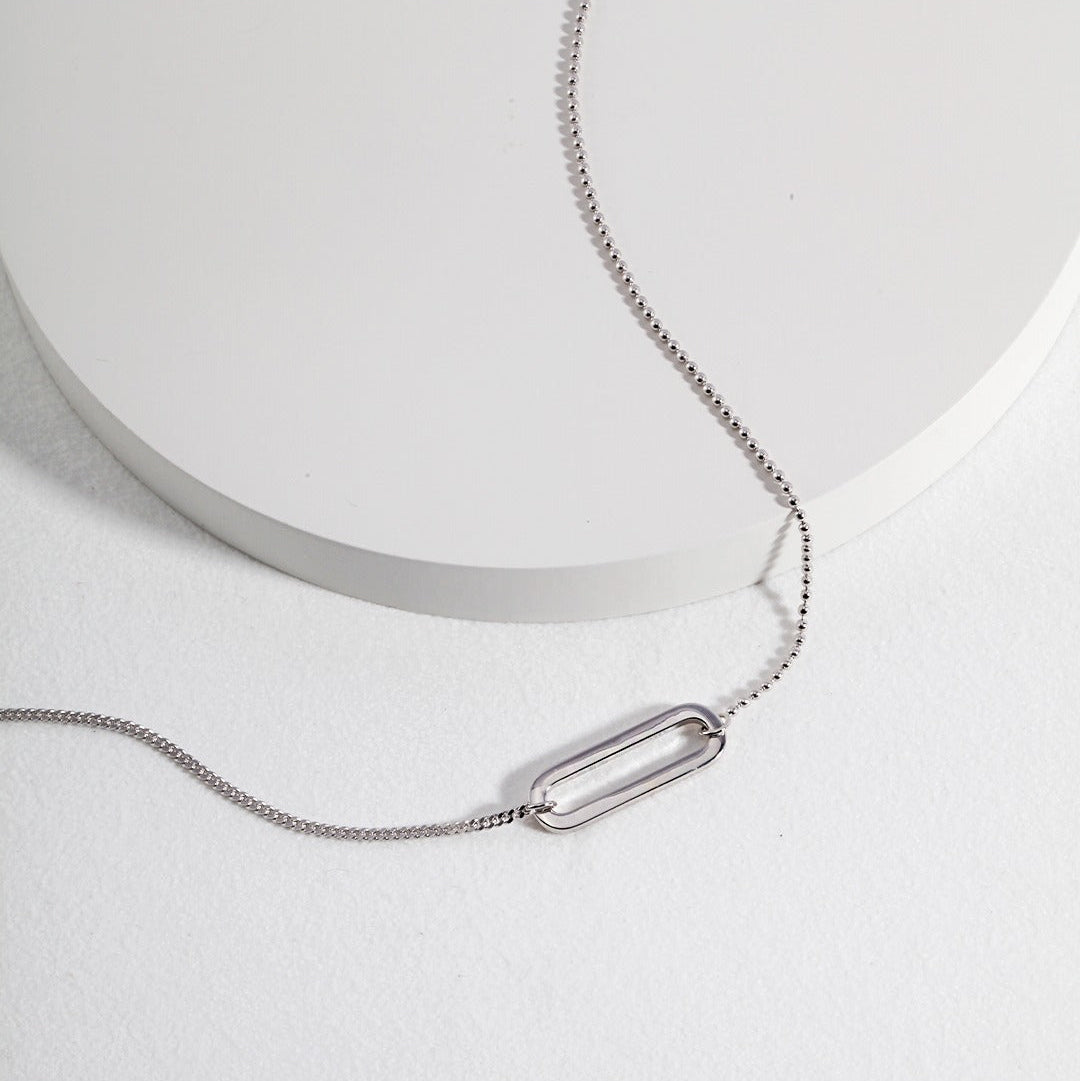 „Ellipse“ – Geometrische Designer-Halskette