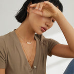 „Ellipse“ – Geometrische Designer-Halskette